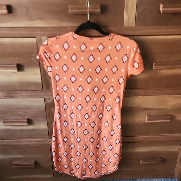 No Boundaries Orange Mini Dress - Picture 5 of 5